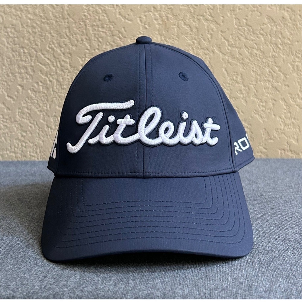 Titleist Tour Performance Golf Hat Navy Pro V1 FootJoy FJ Adjustable Cap
